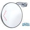 Universal Wide Angle Peep Mirror with LED Turn Signal 4" - image 1