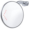 Universal Peep Mirror with LED Turn Signal 4" - image 1
