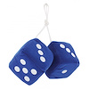 Classic Fuzzy Dice Blue - image 1
