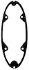 1954 CHEVY TAIL LIGHT GAS - image 1