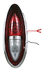 Tail Light Assembly for 1954 Chevy 210/150, Bel Air [Left/Driver Side or Right/Passenger Side] - image 1
