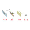 1963 IMPALA MOLDING CLIPS - image 1