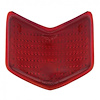 1940 RED TAIL LIGHT GLASS - image 1