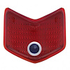 1940 RED TAIL LIGHT GLASS - image 1