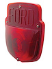 1953-56 RED TAIL LIGHT PL - image 1