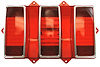 1969 MUSTANG TAIL LAMP LE - image 1