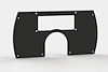 RR00353 Holley 6.86 in. Digital Dash Bezel, 1982-1989 Chevy Camaro