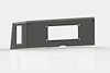 RR00361 Holley 6.86 in. Digital Dash Bezel, 1982-1985 Chevy S10 (w/ A/C) - image 1