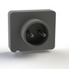 RR00398 Centered, Holley 3.5 in. Tuner to Gauge Pod Adapter - image 2