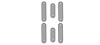 RR00530 Roof Rack Delete Plate Set for 1992-1999 Chevy Tahoe - image 1