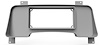 RR00647 Holley 6.86 in. Digital Dash Bezel, 1994-1997 Dodge Ram - image 1