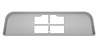 RR00744 Tinker 7 in. Dash Bezel for 1960-1961 GMC C10 - image 1