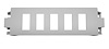 RR00757 Climate Control Delete Panel w/ (5) Rockers for 1984-1989 Chevy Corvette C4 - image 1