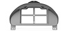 RR00849 Tinker 7 in. Digital Dash Bezel, 2001-2005 Honda Civic