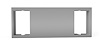 RR00863 Blank Center Dash Trim, 1978-1988 Oldsmobile Cutlass, w/AC - image 1