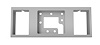 RR00864 Holley 3.5 in. Center Dash Trim, 1978-1988 Oldsmobile Cutlass, w/AC - image 1