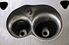 Small Block Ford Windsor Jr. Cast Iron Cylinder Head 180cc Intake Ports - image 3