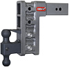 GH-1724 MEGA-DUTY Adjustable Drop Hitch 3 in. Shank [9 in. Drop, 3,500 lbs. TW, 32,000 lbs. GTW] - image 1