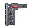GH-304 MEGA-DUTY Adjustable Drop Hitch 2 in. Shank [7.500 in. Drop, 1,500 lbs. TW, 10,000 lbs. GTW]