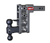 GH-324 MEGA-DUTY Adjustable Drop Hitch 2 in. Shank [7.500 in. Drop, 1,500 lbs. TW, 10,000 lbs. GTW]