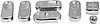 Billet Window Switches 1994-2004 Mustang Coupe - image 1