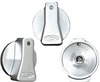Polished Billet AC Knobs 1987-89 Mustang - image 1