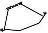 Strut Tower Brace 1996-1998 Mustang Cobra - image 1