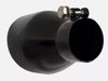 EVT92B Phantom Series Exhaust Tail Pipe Tip for 2010-2014 Chevy Camaro V6 2.5 in. Inlet/4 in. Outlet [Black Powder Coat] - image 3