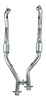 H-Pipe with Catalytic Converters 1999-2004 Ford Mustang - EPA Compliant - image 1