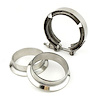 Stainless V-Band Clamp Includes Flanges - image 1