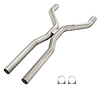HVF13 3 in. Universal H-Pipe Tunnel Crossover Exhaust Kit - image 1