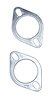 PFF13 Exhaust Flange, 2.50 in. Diameter, 2-Bolt, Stainless Steel - image 1