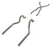No-Muffler Crossmember-Back Exhaust System 1967-1970 Mercury Cougar - image 1