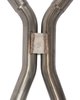 SFF41T Crossmember Back Stainless Dual Exhaust System w/H-Pipe for 1966-1971 Ford Fairlane [Dual Rear Exit] - image 3