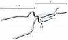Street-Pro Crossmember-Back Exhaust System 1965-1970 Ford Mustang - image 1