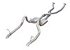 Street-Pro True-Dual Exhaust System 1998-2004 Mustang V6 - image 1