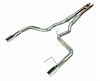 SFM96MH  H Bomb Cat-Back Exhaust Kit 3 in. Fits Select Ford Mustang GT S650 [Polished 4 in. Tips] - image 1