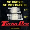 Crossmember Back High-Tuck X-Pipe Exhaust System with 18 in. Turbo Pro Mufflers for 1968-1972 Chevrolet Chevelle [2.500 in.] - image 3