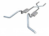 Crossmember Back X-Pipe Exhaust System with Turbo Pro Mufflers for Select 1965-1970 GM B-Body [2.500 in.] - image 1