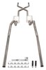 SGB15 No-Muffler Crossmember-Back Exhaust System 1965-1970 GM B-Body [409 Stainless Steel] - image 2