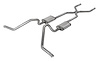 Crossmember Back H-Pipe Exhaust System with Turbo Pro Mufflers for Select 1965-1970 GM B-Body [2.500 in.] - image 1