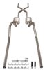 SGB45V H-Pipe Crossmember-Back Exhaust Kit 2.5 in. for 1965-1970 Chevrolet Impala [Violator Mufflers] - image 2