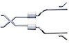 Race-Pro Crossmember-Back Exhaust System 1955-57 Chevy - image 1