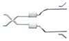 Race-Pro Crossmember-Back Exhaust System 1955-57 Chevy - image 1