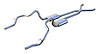 Street-Pro Crossmember-Back Exhaust System 1970-81 Camaro/Firebird - image 1