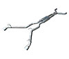 Cat-Back Mid-Muffler Exhaust System 2010-13 Camaro V6 3.6L - image 1