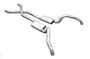 Street-Pro Crossmember-Back Exhaust System 1967-69 GM F-Body - image 1