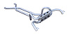 Race-Pro Crossmember-Back Exhaust System 1967-81 Camaro/Firebird - image 1