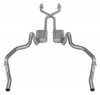 Crossmember Back X-Pipe Exhaust System with Turbo Pro Mufflers for 1975-1981 GM F-Body [2.500 in.] - image 2
