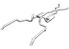 Violator Converter-Back Exhaust System 1994-1996 Chevy Impala SS - image 1